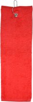 The One Golfhanddoeken Rood 40x50cm 5 stuks