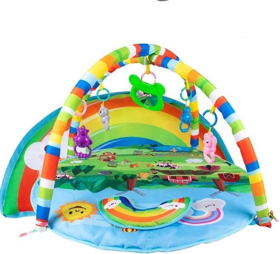 Baby Gym Luxury Safari Baby Startup Jouets De Gym Pour Bebe Tapis De Jeu Tapis Bol Com