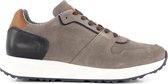 NoGRZ J.Root - Leren Herensneakers - Veterschoenen - Grijs Leer - Maat 46