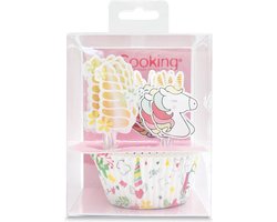 ScrapCooking Baking Cups & Toppers Eenhoorn set/24