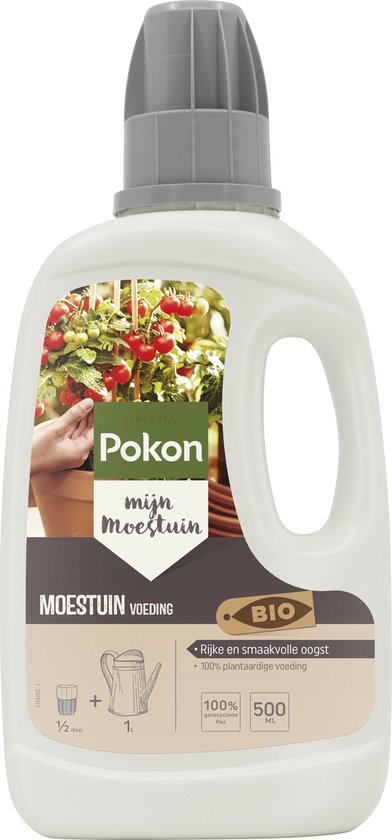 Pokon Bio Moestuin Voeding - 500ml - Plantenvoeding - 14ml per 1l water