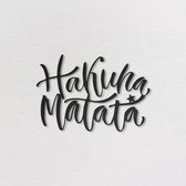 Hakuna Matata - Metalen wanddecoratie