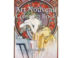 Omslag van Art Nouveau Coloring Book