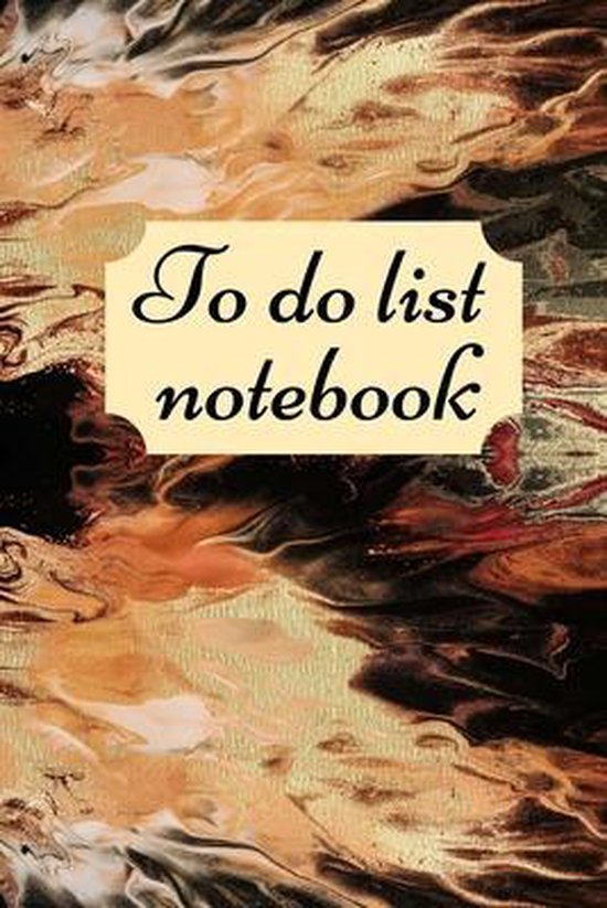 To do list Notebook - cover