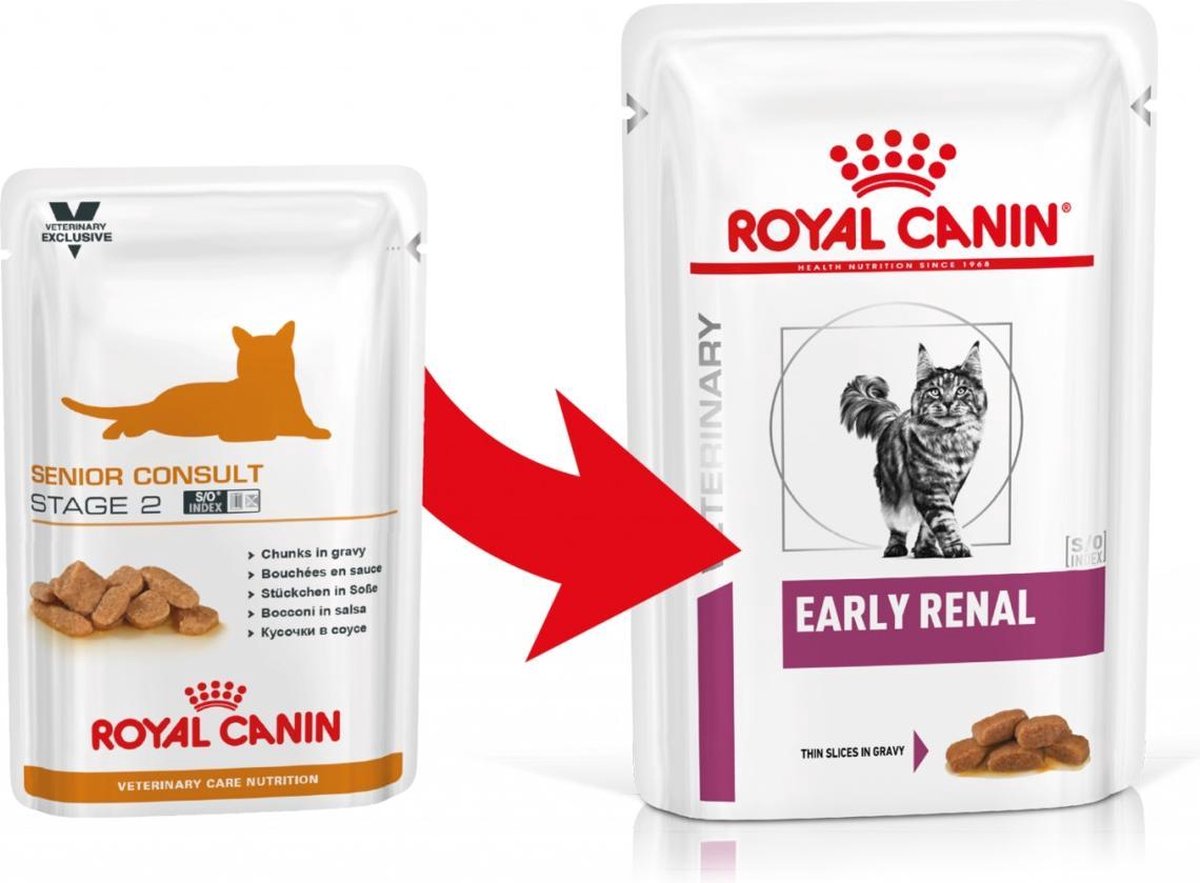 Royal Canin Senior Consult-Stage 2 – Maaltijdzakjes – vanaf 7 jaar – Kattenvoer – 12 x 100 g