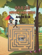 Maze book for kids ages 6-8