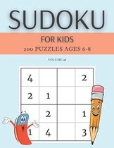 Sudoku For Kids 200 Puzzles Ages 6-8 Volume 48