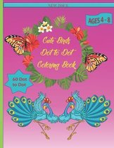 Cute Birds Dot to Dot Coloring Book
