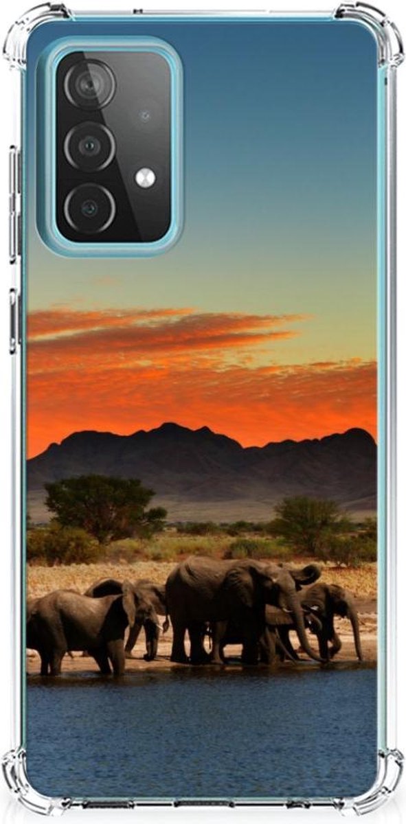 Samsung Galaxy A52 4G/5G Case Anti-shock Olifanten