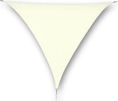Waterdicht Schaduwdoek - Zonnedoek - Zonnezeil Rechthoek - Waterafstotend Tuin Zonnescherm - UV Bescherming & Weerbestendig - Driehoek - 3x3x3 Meter - 100% Polyester - Creme