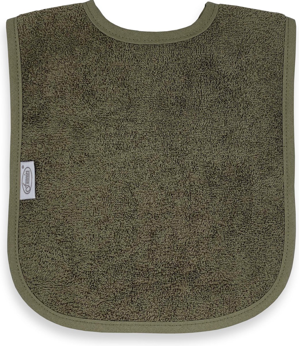 Goedkoopste Slabbetje Forst green 4 stuks [Slabber] [Uni Line] [Baby] [Slab Forest green] [Groen]