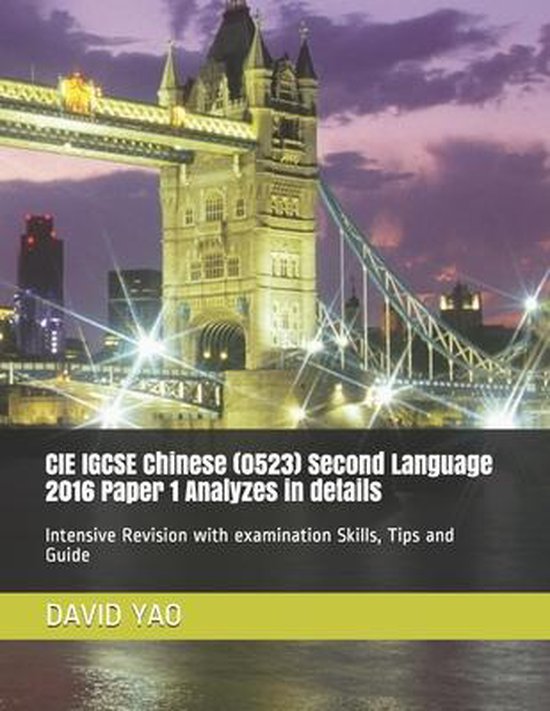 Igcse Chinese- CIE IGCSE Chinese (0523) Second Language 2016 ... - cover