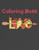 Love Coloring Book: Romantic Valentine's Day Designs to Color (Love Coloring Books)
