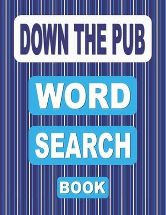 DOWN THE PUB Word Search Book - cover