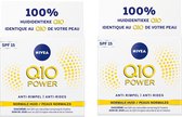 Nivea Dagcrème - Q10 - Normale Huid - Anti-rimpel - 2 x 50 ml