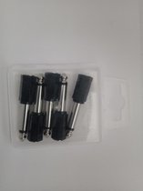 NEWTRONICS Multipack 5x MONO adapter 3.5 mm(v) - 6.35mm(m) - Verloopstekker, Aux, Audioadapter, Jackplug