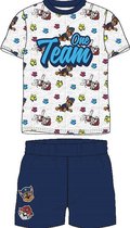 Paw Patrol Kinder Shortama Zomerset Maat 128 Grijs