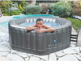 NetSpa Silver - Opblaasbare jacuzzi - 5 persoons bubbelbad - Hot tub met filter - Bubbeljet massage bad - vijf persoons jacuzzi - Achthoekig bubbelbad