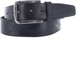 JOB86 - Vintage lederen herenriem - Zwart - 90 cm