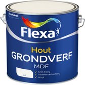 Flexa Grondverf - Hout - MDF - Wit - 2,5 liter