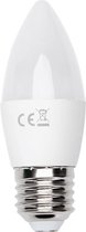 LED Lamp - Smart LED - Aigi Exona - Bulb C37 - 7W - E27 Fitting - Slimme LED - Wifi LED - Aanpasbare Kleur - Mat Wit - Glas - BES LED