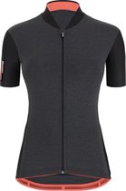 Santini Fietsshirt Korte mouwen Zwart Dames - Colore S/S Jersey For Women Black - S