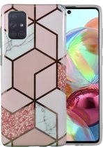 Étui Samsung Galaxy A51 Marble | Couverture arrière | Cas de téléphone en TPU