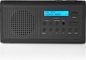 DAB+ Radio Draagbaar Model | DAB+ / FM | 2.2 " | Zwart-Blauw Scherm | Batterij Gevoed / Netvoeding | Digitaal | 3.0 W | Koptelefoonoutput | Wekker | Slaaptimer | Zwart