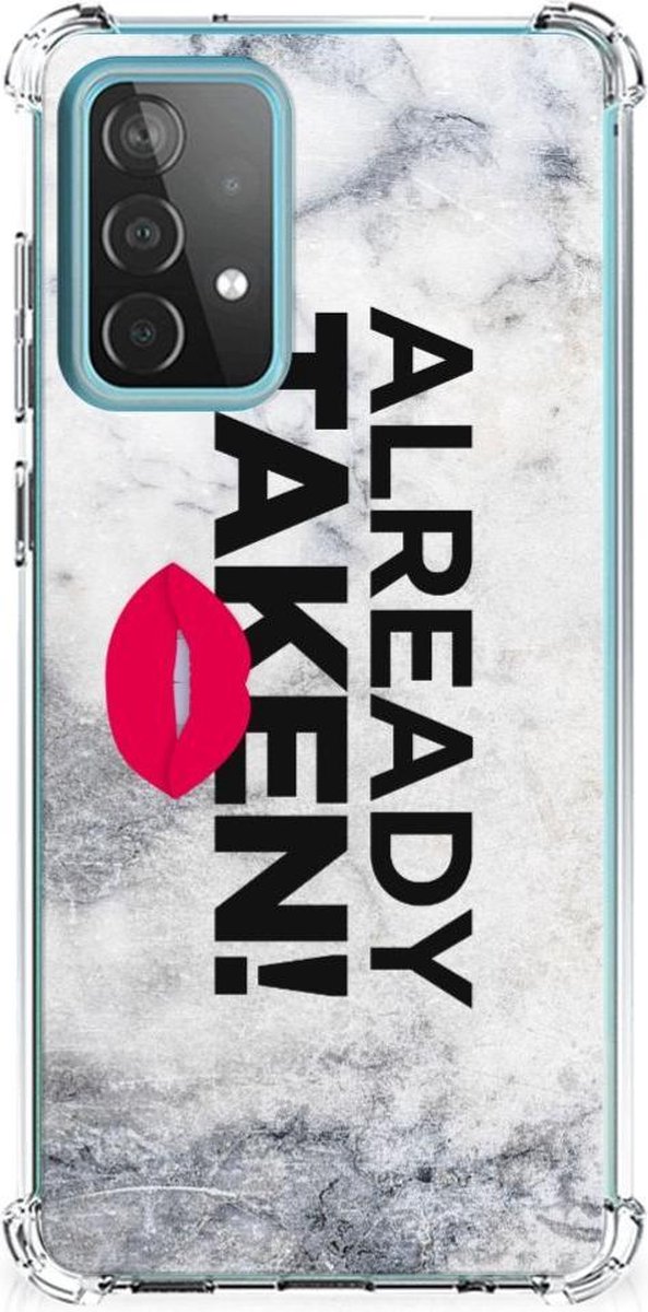 Samsung Galaxy A52 4G/5G Telefoonhoesje met tekst Already Taken White