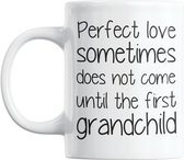 Studio Verbiest - Mok - Opa Oma / Grootvader Grootmoeder / Grandpa Grandma - Perfect love sometimes does not come until the first grandchild (4) 300ml