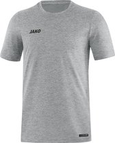 Jako T-Shirt Premium Basics Grijs Gemeleerd Maat XL