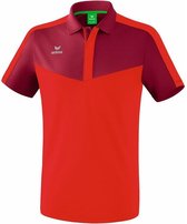 Erima Squad Polo Bordeaux-Rood Maat 3XL