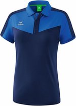 Erima Squad Polo Dames New Royal-New Navy Maat 36