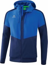 Erima Squad Tracktop Jack Met Capuchon New Royal-New Navy Maat XL