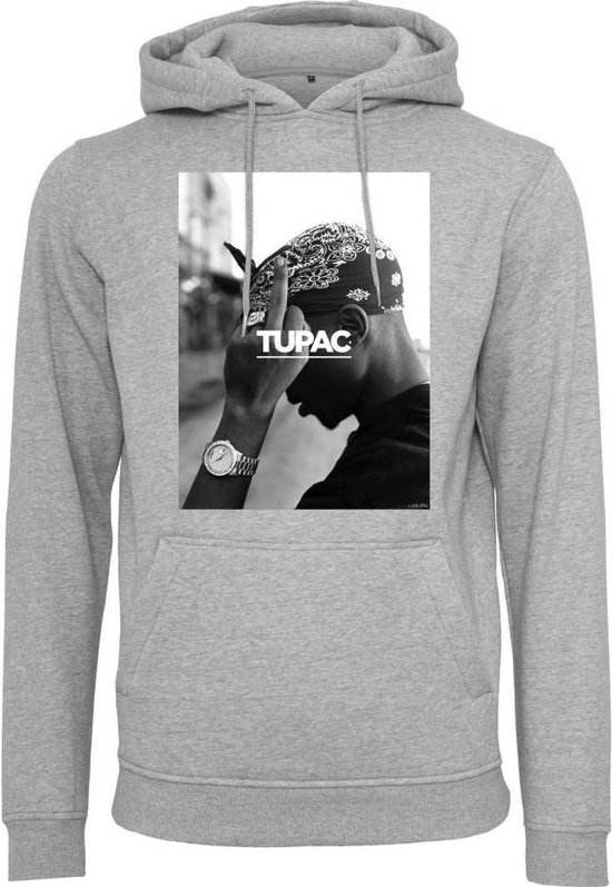 Mister Tee Tupac - 2Pac F*ck the World Hoodie/trui - L - Grijs