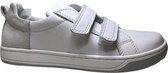 Naturino velcro lederen sneakers caleb wit grijs mt 24