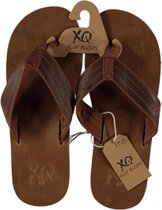 XQ Heren Slippers - Flip Flops - Teenslippers - Maat 43 - Camel