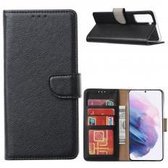 Xssive Hoesje voor Samsung Galaxy S21 - Book Case - Zwart