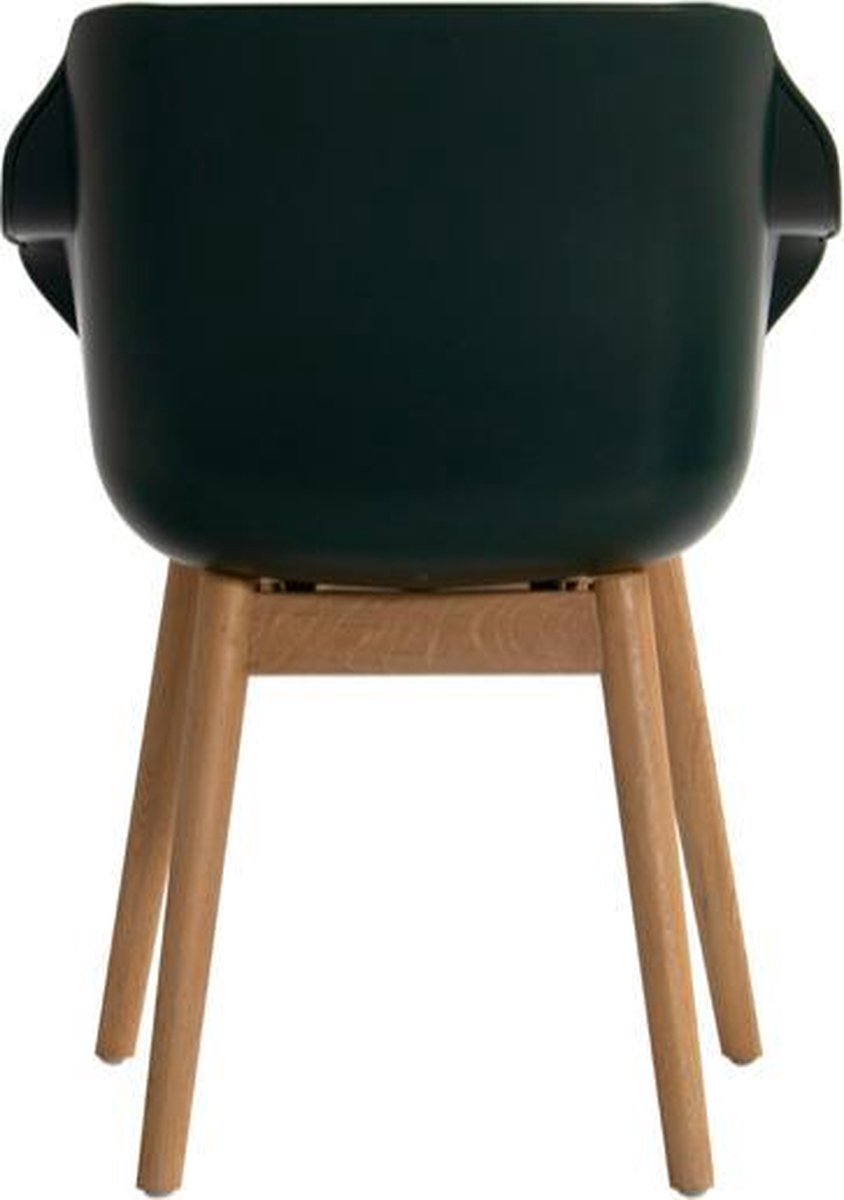 Hartman Sophie Studio fauteuil dining - Night Green - pied en teck