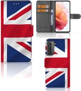 Telefoonhoesje Geschikt voor Samsung Galaxy S21 Wallet Book Case Groot-Brittannië