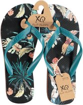 Xq Footwear Teenslippers Birds Heren Eva Zwart/blauw Maat 41