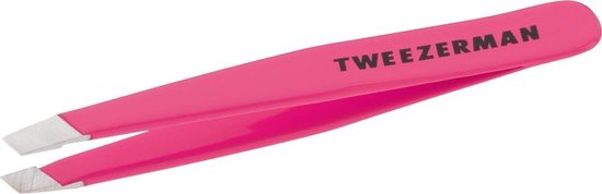 Tweezerman - Mini Slant Tweezer - Flamingo Pink - Pincet