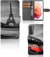 Wallet Book Case Samsung Galaxy S21 Hoesje Eiffeltoren