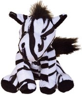 Knuffel zebra 17cm