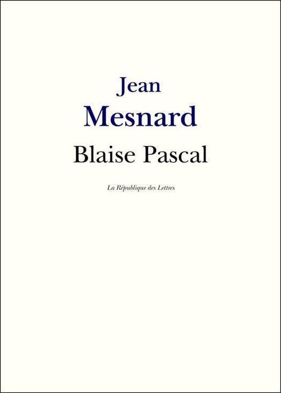 Blaise Pascal - cover