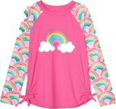 Hatley Meisjes UV Zwem Tshirt Over The Rainbow - 98