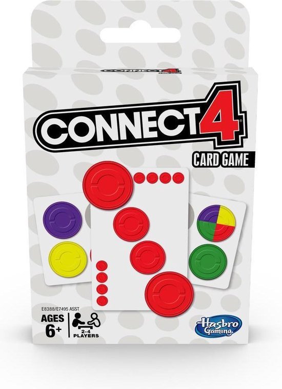Afbeelding van het spel Hasbro - Connect 4 - Vier op een rij - Kaartspel