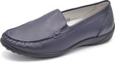 Waldläufer Dames Instapper 640004 Blauw - Kläre wijdte K - Maat 8