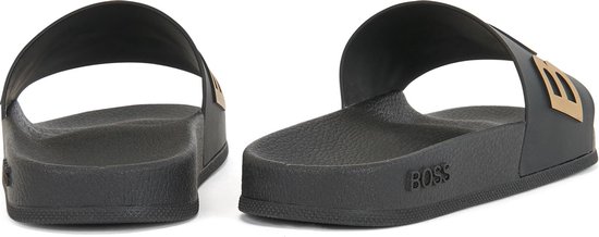 Hugo Boss Slippers - Maat 42 - Mannen - zwart/goud | bol.com