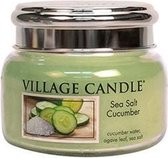 Village Candle Duo Lont Sea Salt & Cucumber Small 55 Branduren